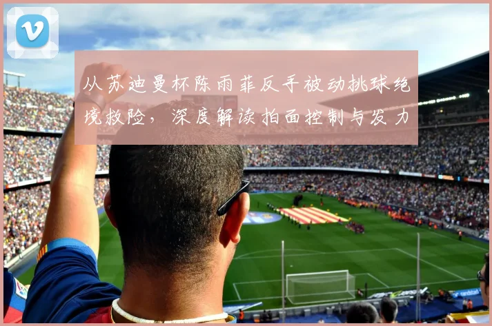 从苏迪曼杯陈雨菲反手被动挑球绝境救险,深度解读拍面控制与发力诀窍